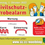 Information - Zivilschutzprobealarm am 1. Oktober 2022