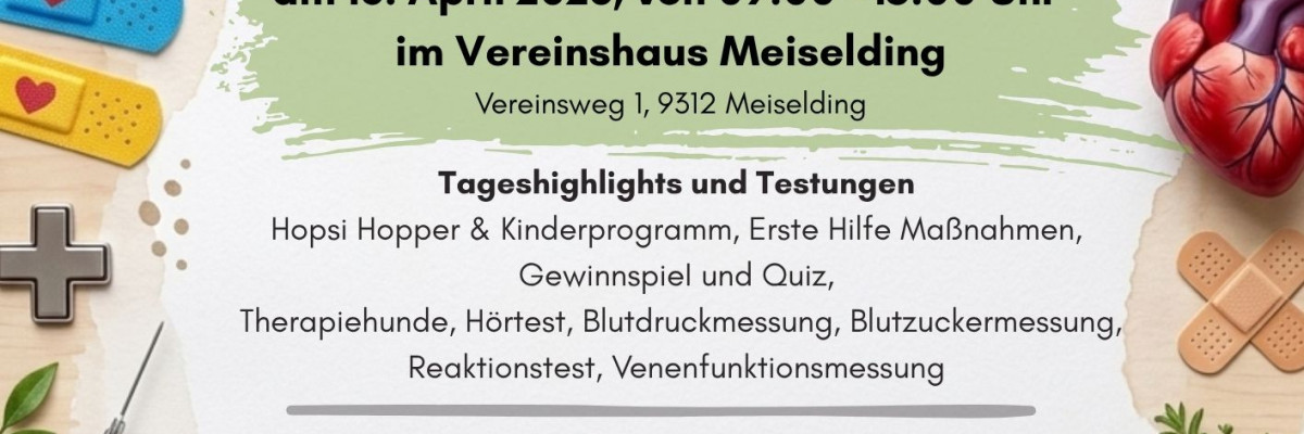 Einladung zum Gesundheitstag