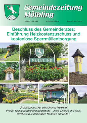 Cover Gemeindezeitung Juli 2026