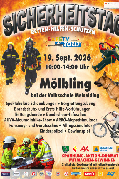 Sicherheitstag Mölbling Plakat Sicherheitstag Mölbling Plakat
